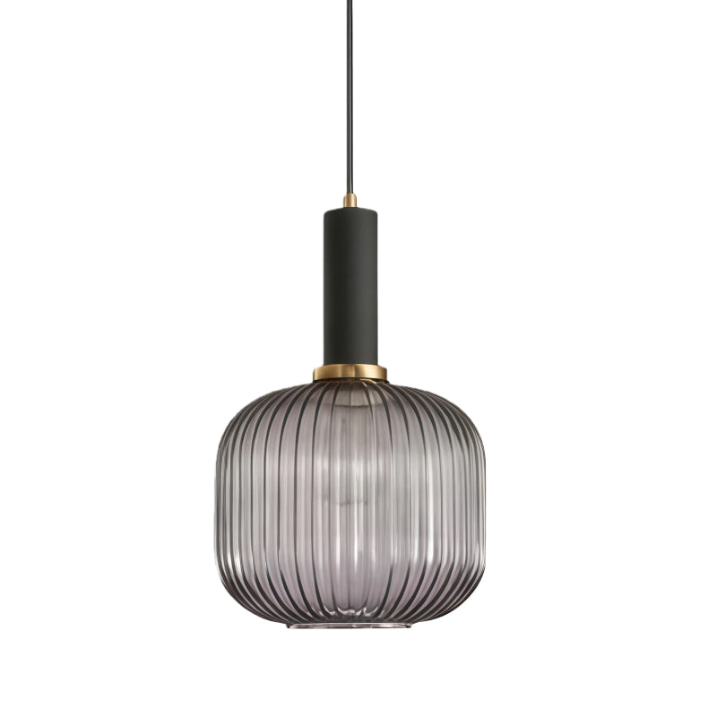 Glass Vintage Pendant Lamp - Sculptural Shade Design for Interior Spaces