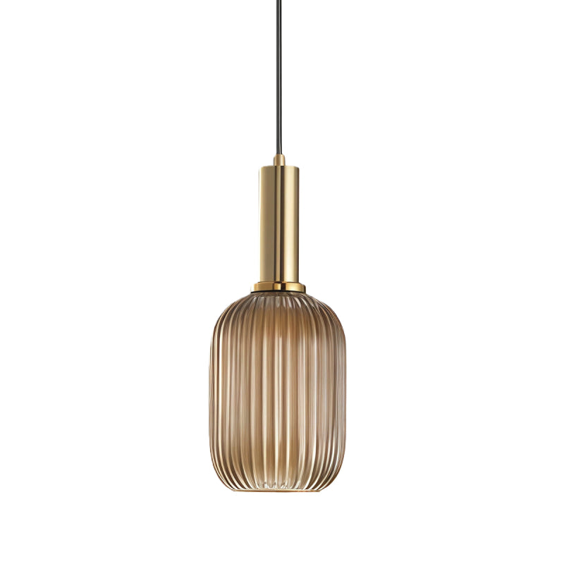 Glass Vintage Pendant Lamp - Sculptural Shade Design for Interior Spaces