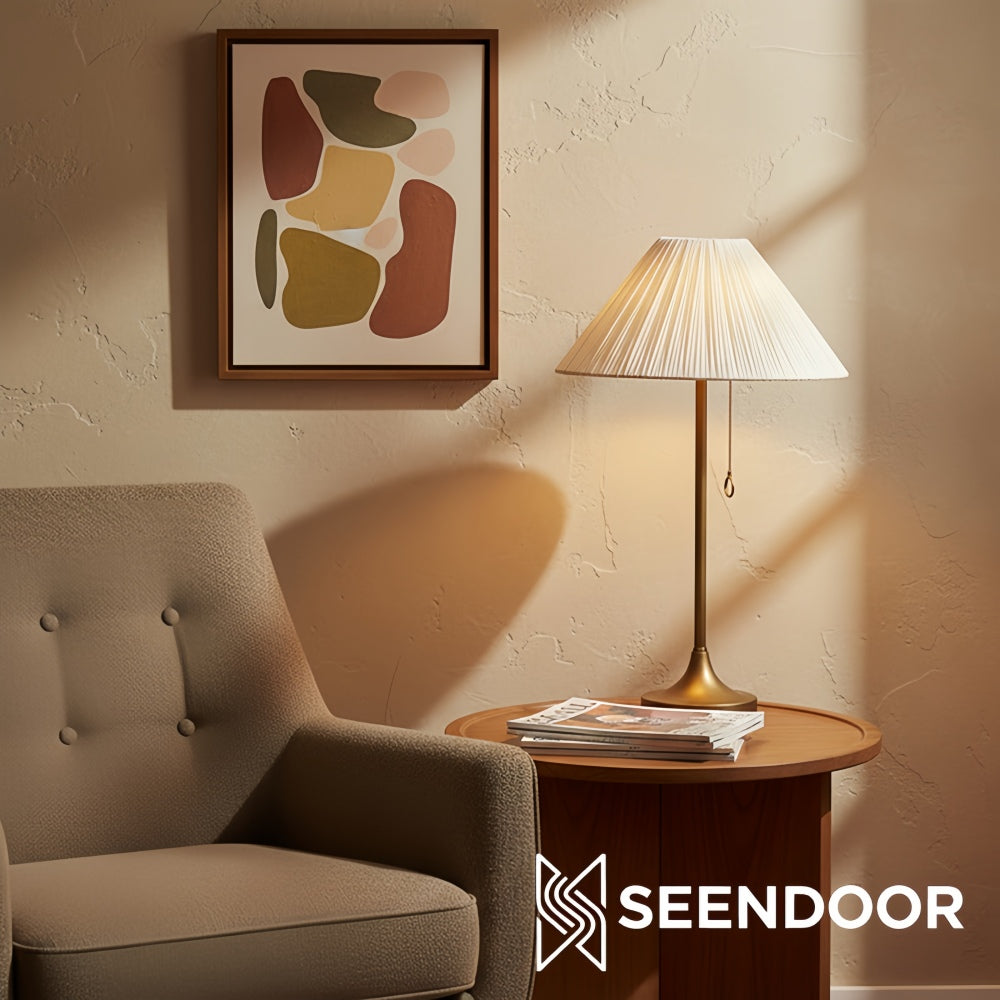 Nordlys Scalloped Shade Industrial Accent Light for Hallway & Bathroom