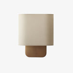 Carica l'immagine nella visualizzazione Galleria, Lampada da Parete Nolvara con Paralume in Tessuto Contemporaneo – Lampada Minimalista in Metallo per Camera e Corridoio