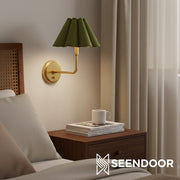 Capirise gegolfde wandlamp - metalen slaapkamer- en gangverlichtingsarmatuur