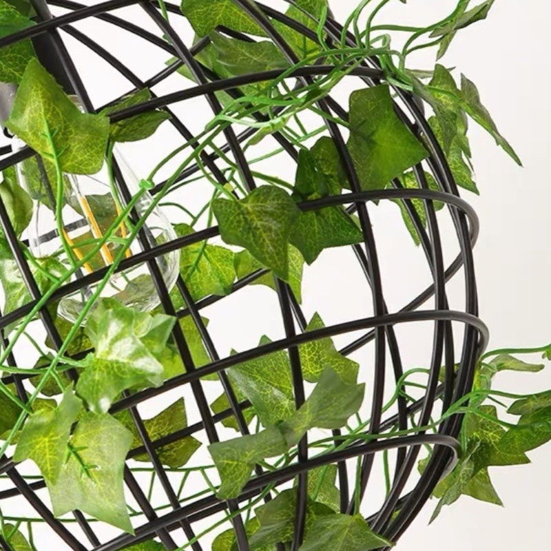 Verdeleia gelaagde hanglamp met plantenaccent – moderne hanglamp voor interieur van woningen