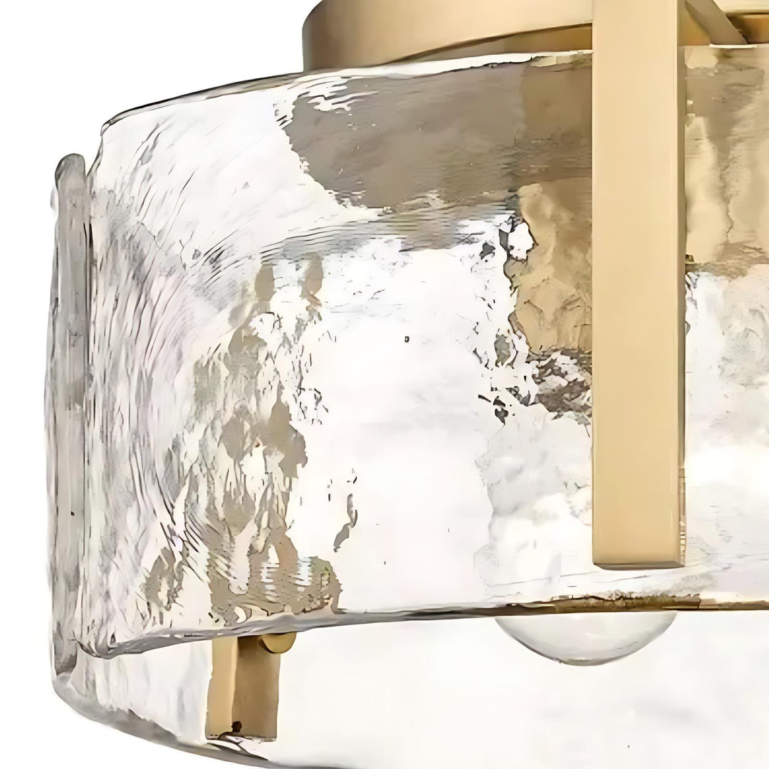 Lucien Moderne Golfglas Trommel Plafondlamp