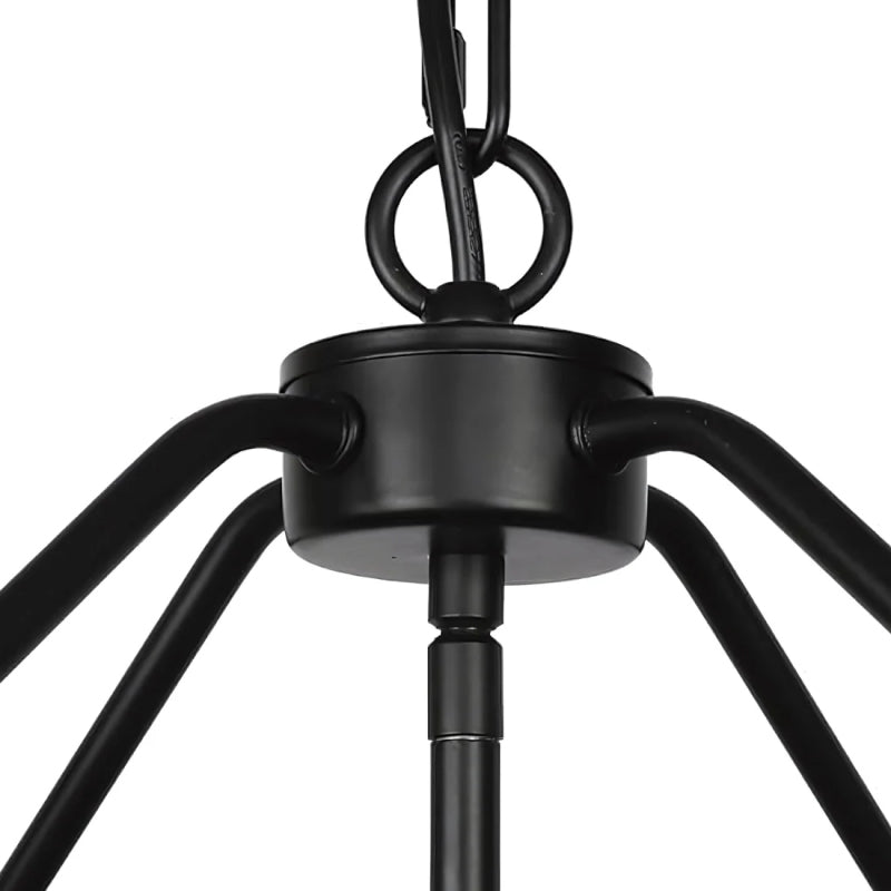 Rustieke bronzen industriële trommelkap hanglamp