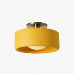 Load image into Gallery viewer, Cerova Modern Porcelain Flush Mount Ceiling Light– Elegant Ivory Shade